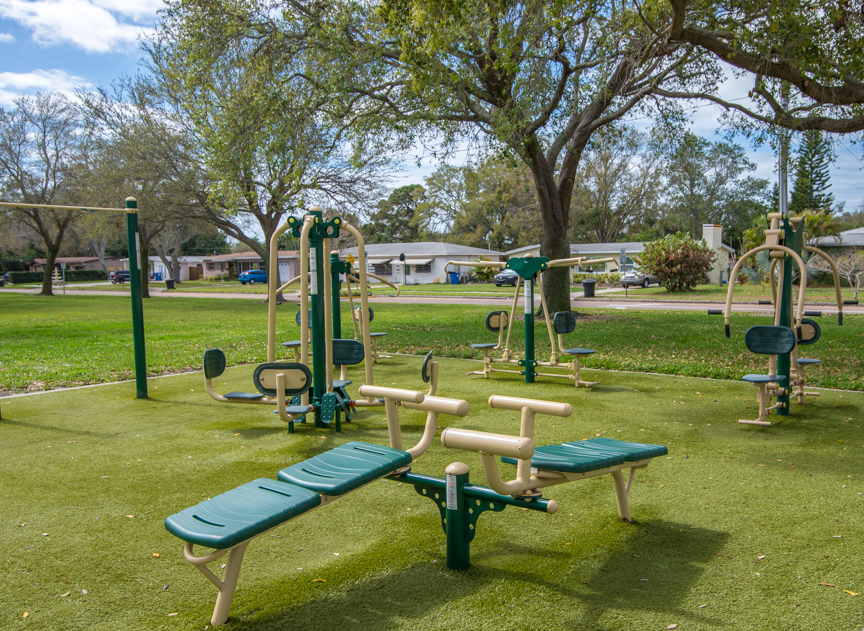 Azalea Park Exercise Zone equipment