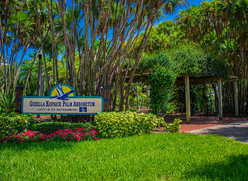 Gizella Kopsick Palm Arboretum Entrance