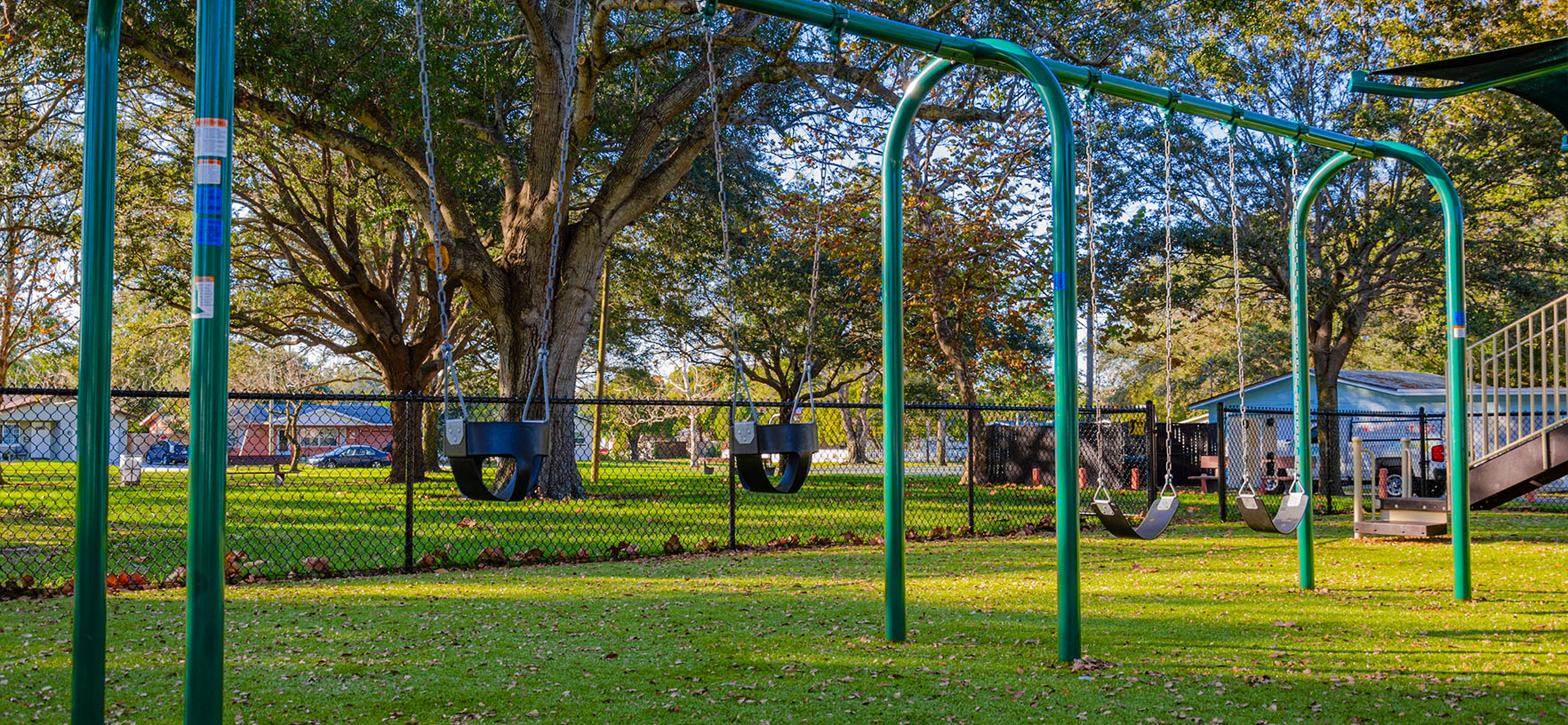 Kiwanis Park Swingset