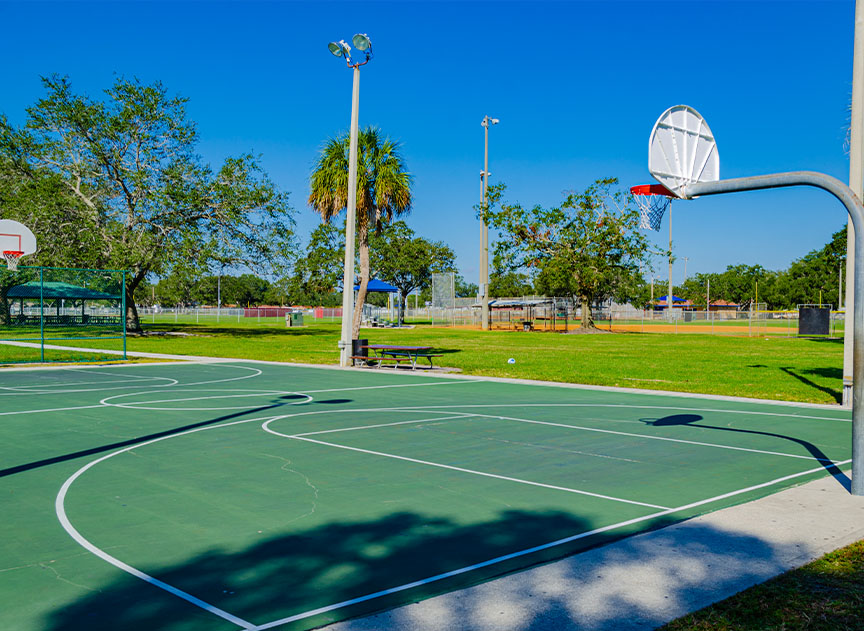 Northwest Park Outdoor Basketball Court