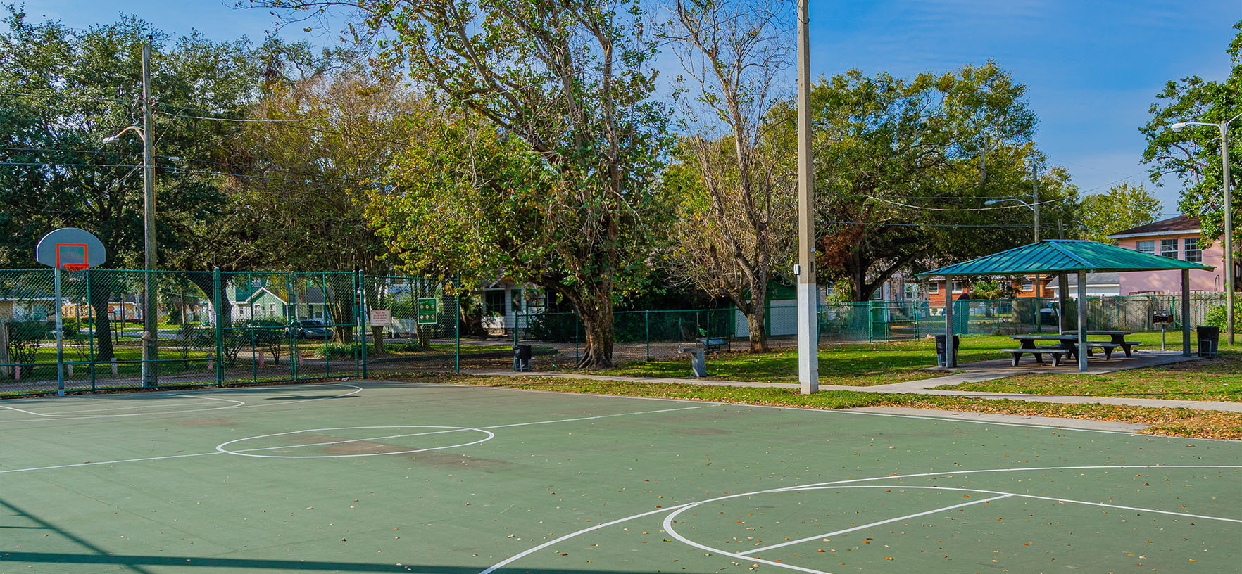 Silver Lake Playlot Outdoor Basketball Court