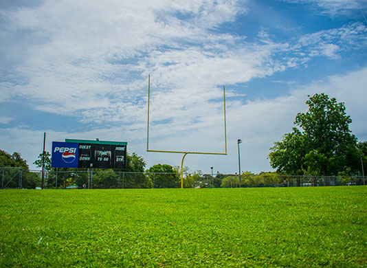 Campbell Park Football Field Post
