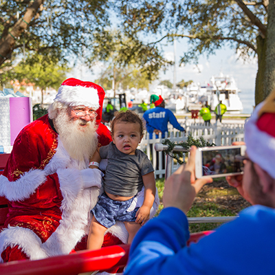 Santa in the park